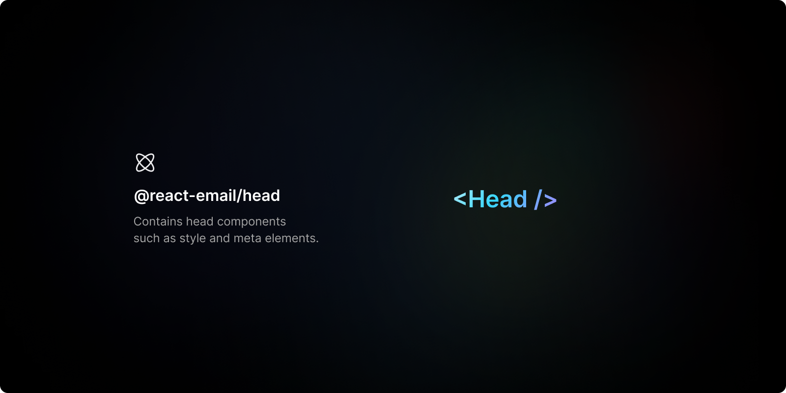 React Email Head cover
