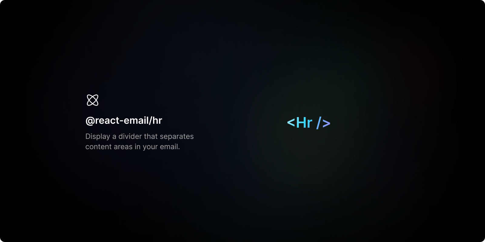 React Email Hr cover