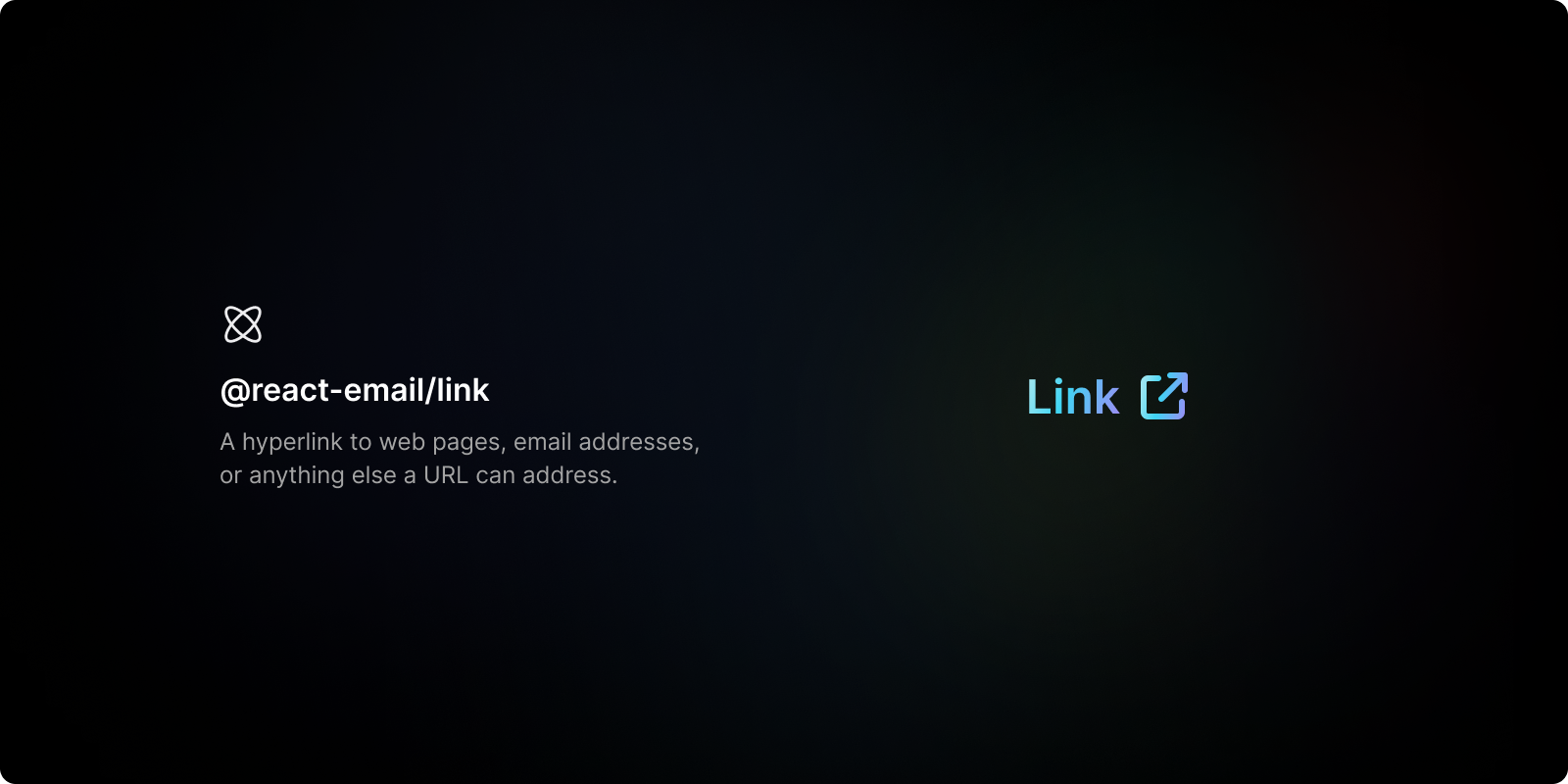 React Email link cover